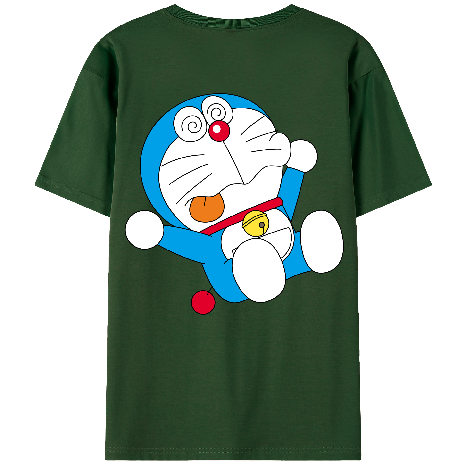 （画像用） ドラえもん Doraemon 綿100％半袖Tシャツ（背面プリント）